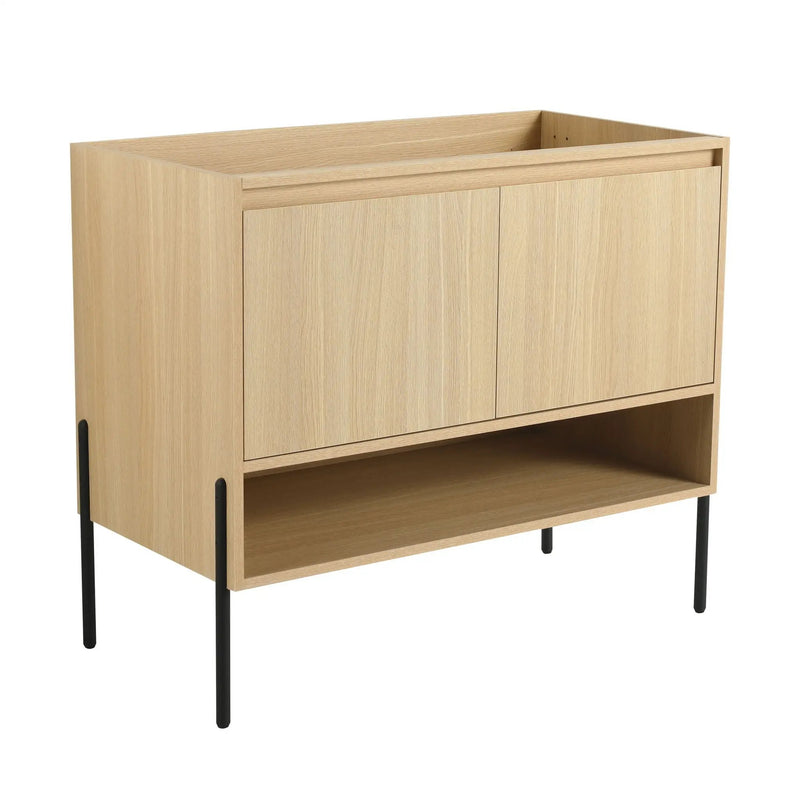 Freestanding Bathroom Vanity & Soft Close Cabinet Doors by HouseOfZazla