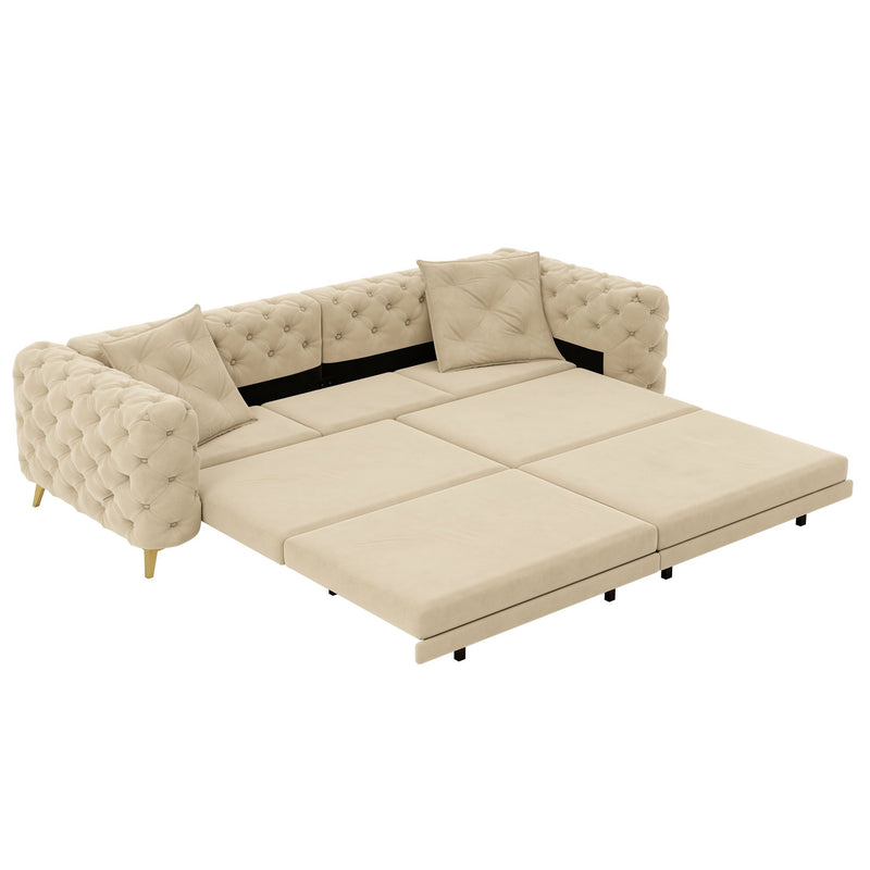 3-In-1 Convertible Sleeper Sofa by HouseOfZazla