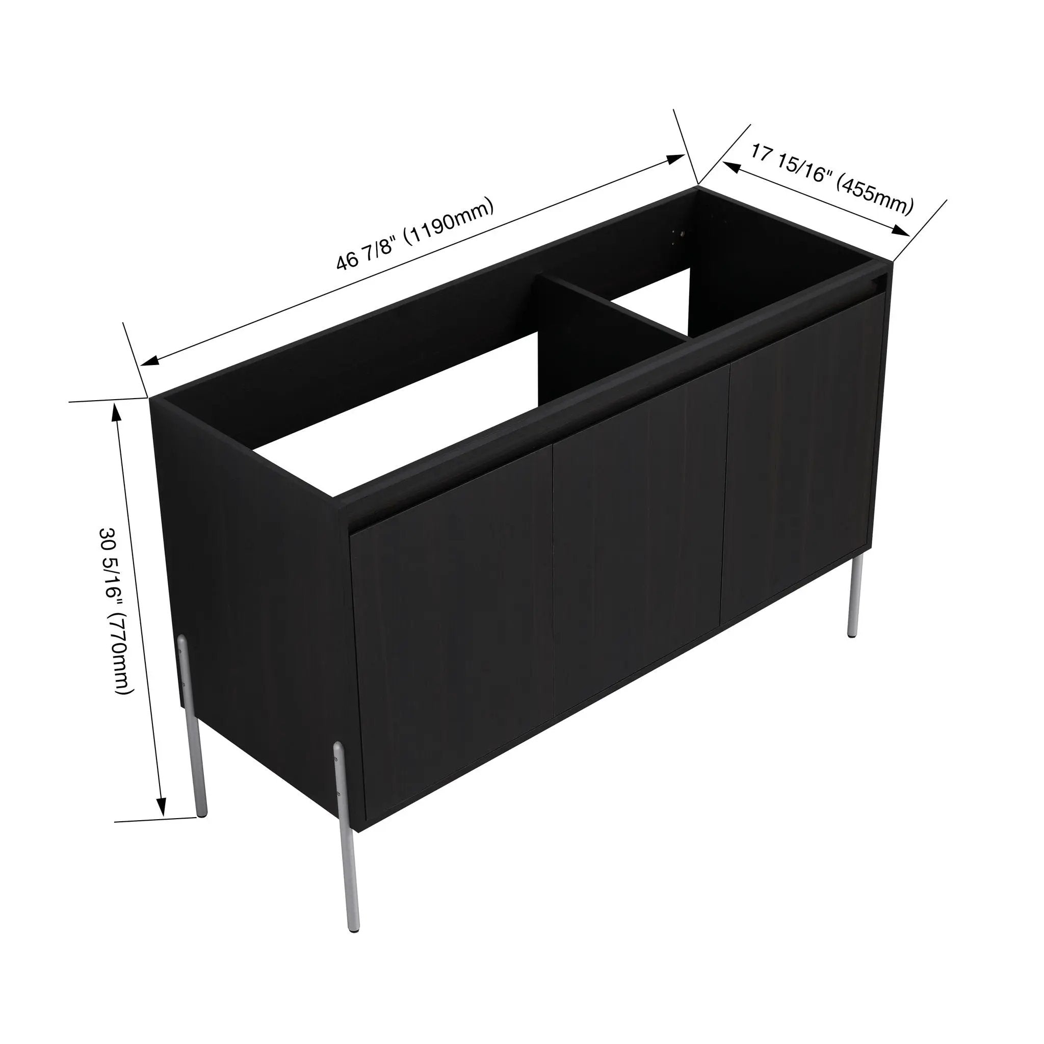 Freestanding Bathroom Vanity & Soft Close Cabinet Doors by Unique Piece Furniture