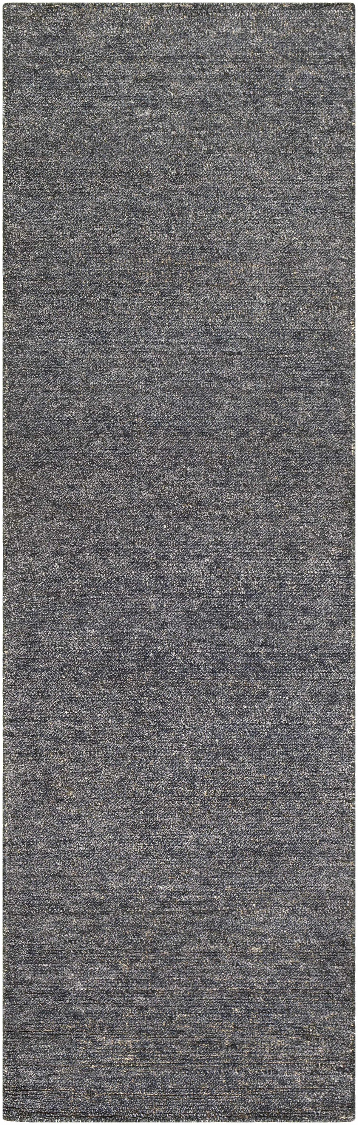Lecompton Solid Charcoal Viscose Rug - Clearance, photo 4 of 11