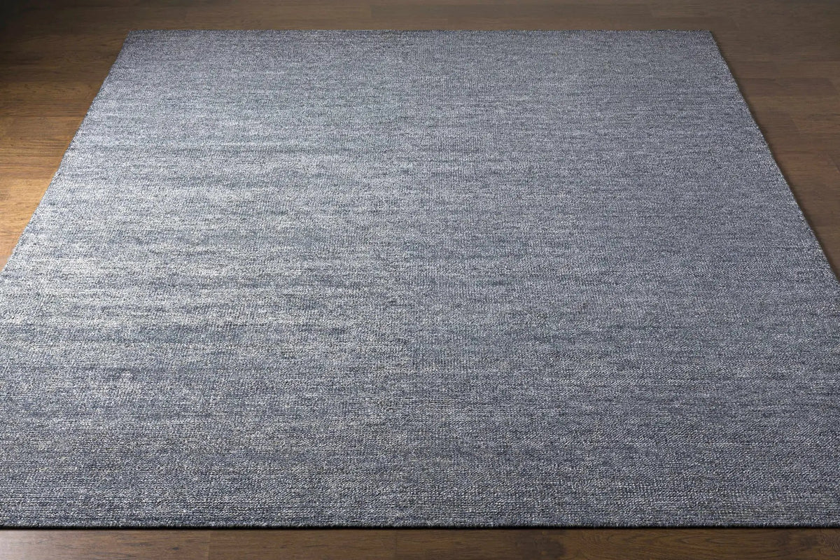 Lecompton Solid Charcoal Viscose Rug - Clearance, photo 3 of 11