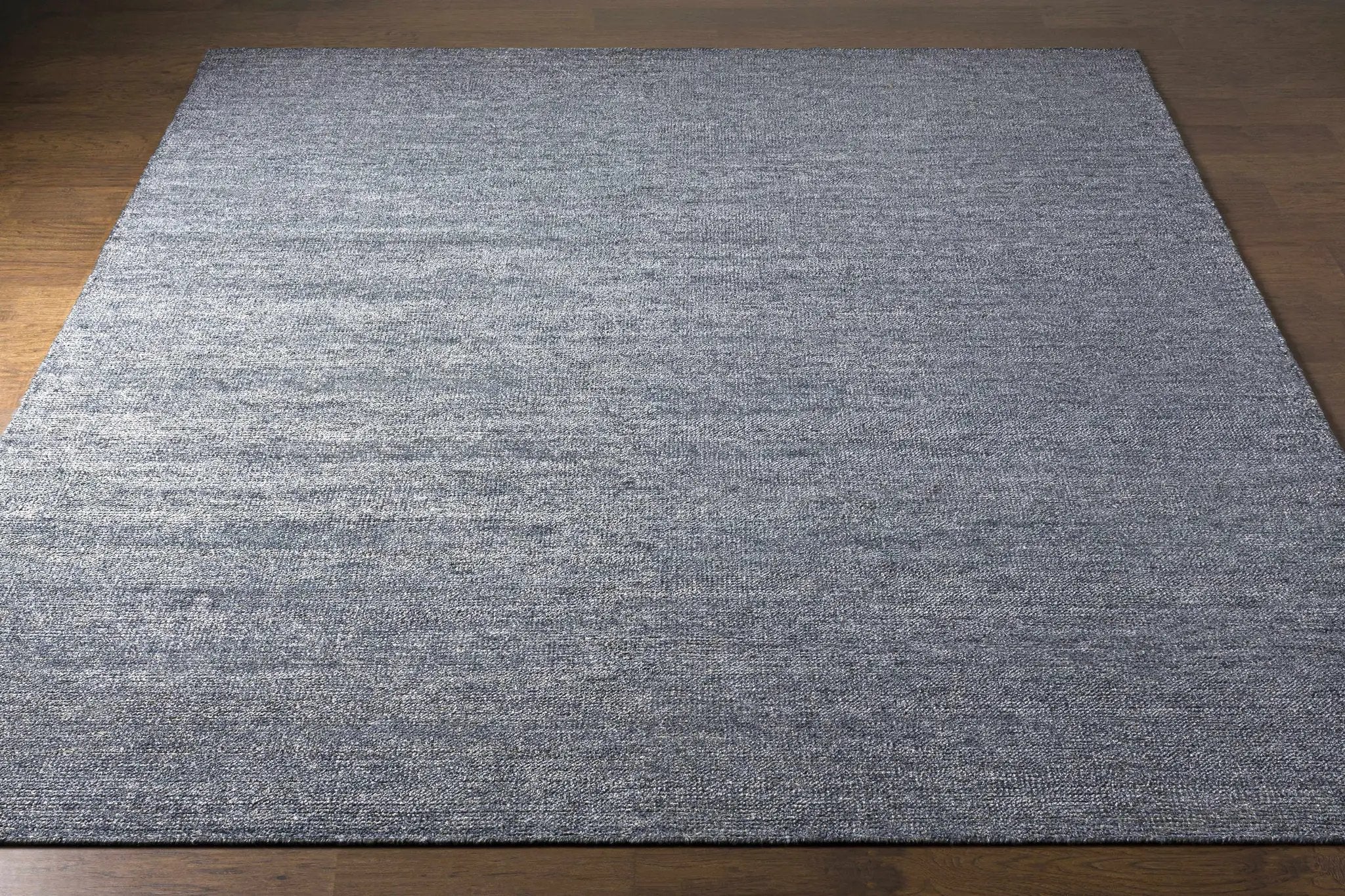 Lecompton Solid Charcoal Viscose Rug - Clearance by Boutique Rugs