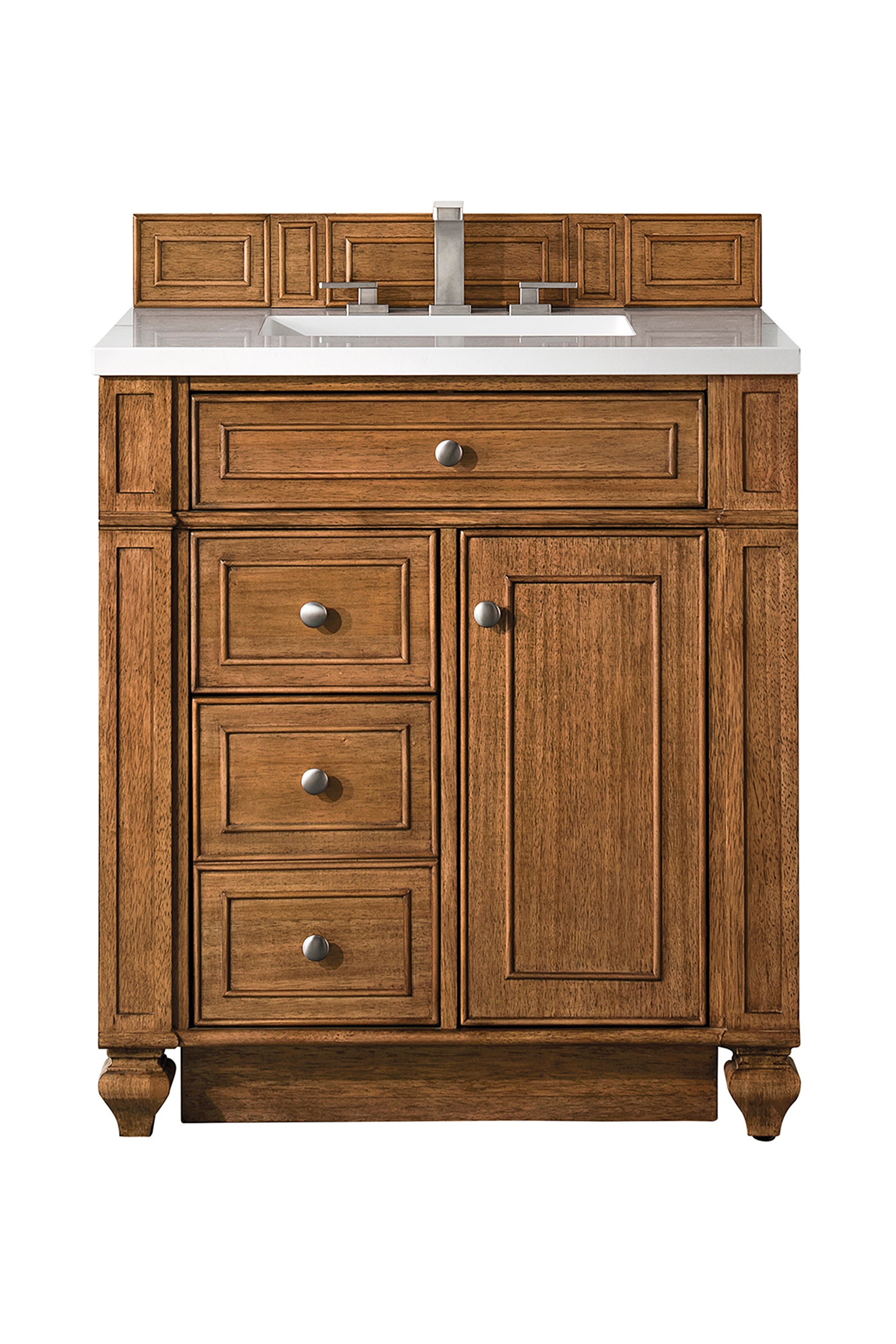 James Martin Bristol 30" Single Bathroom Vanity, Saddle Brown, view 15
