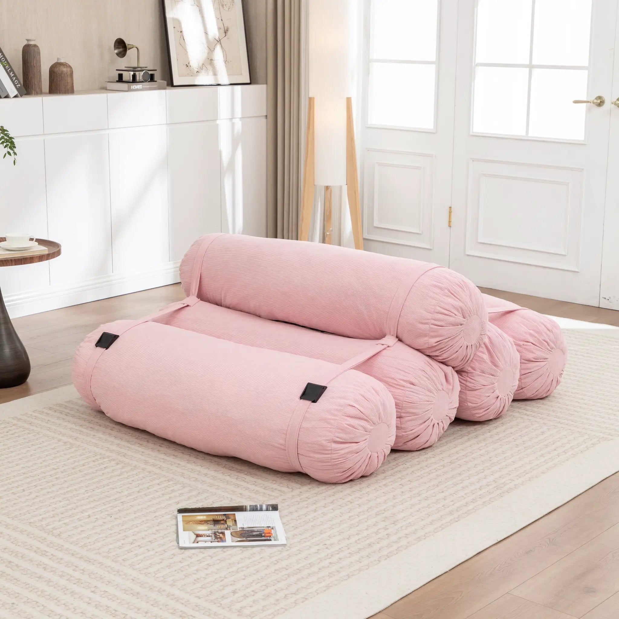 Adjustable Floor Sofa - Corduroy Lazy Sofa by HouseOfZazla