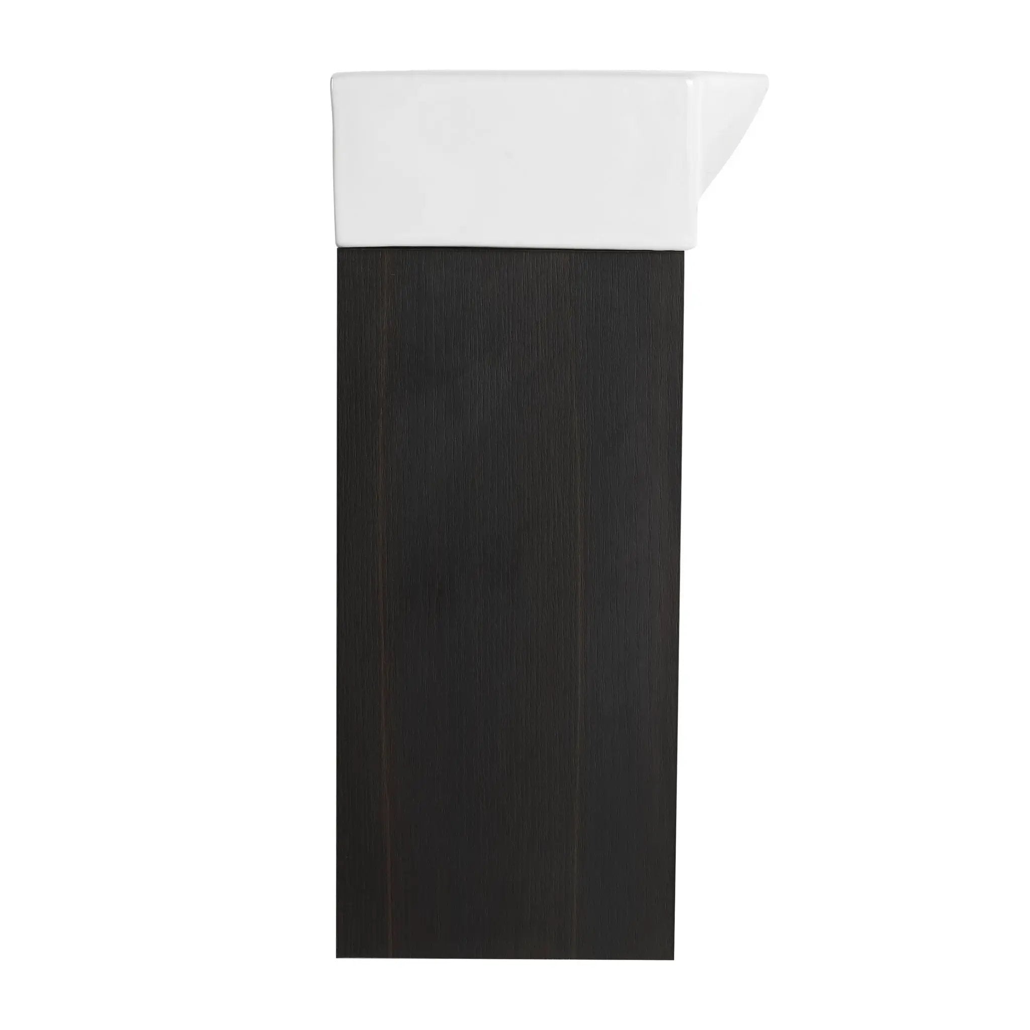 Modern Bathroom Vanity With Ceramic Basin, Wall Mounted Floating Sink Combo, Storage Cabinet by HouseOfZazla