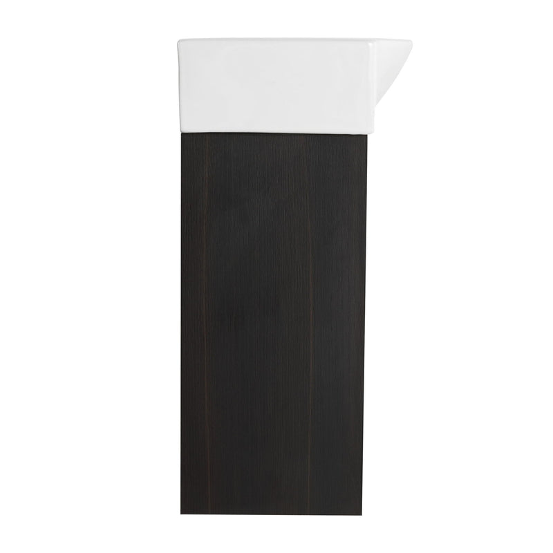 Modern Bathroom Vanity With Ceramic Basin, Wall Mounted Floating Sink Combo, Storage Cabinet by HouseOfZazla