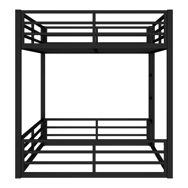 Metal Queen Over Queen Bunk Bed for Teens and Adults by HouseOfZazla