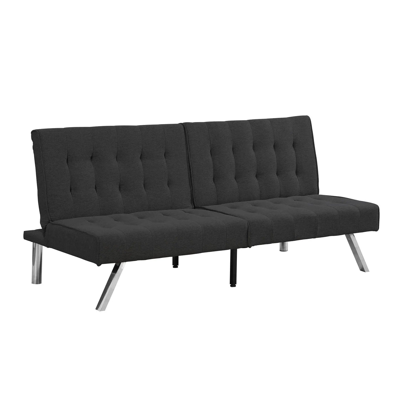 Modern Sofa Bed With Wood Frame And Stainless Legs by HouseOfZazla