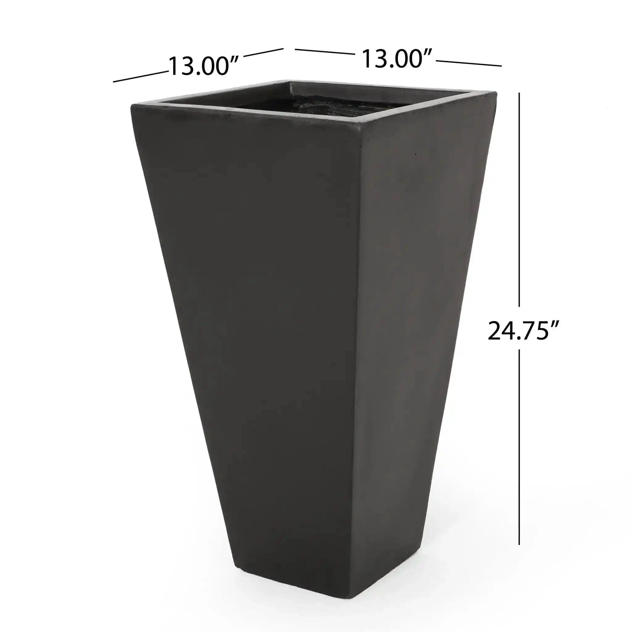 Outdoor Modern Cast Stone Planter by HouseOfZazla