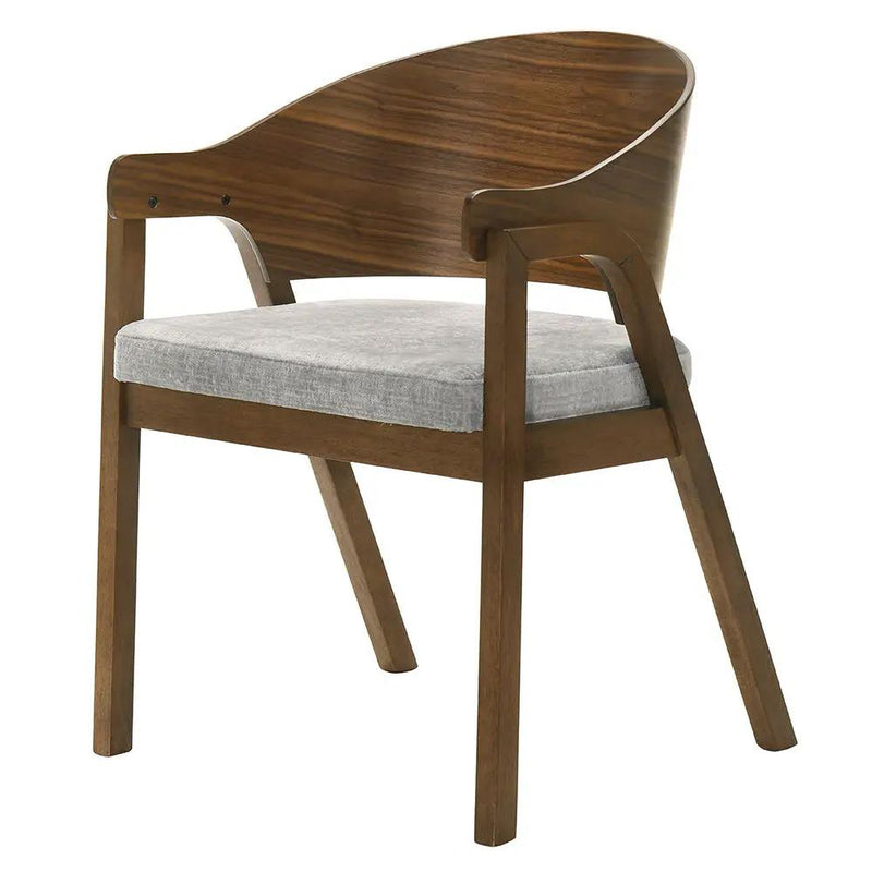 Hoyte - Arm Chair (Set of 2) - Walnut by Unique Piece Furniture