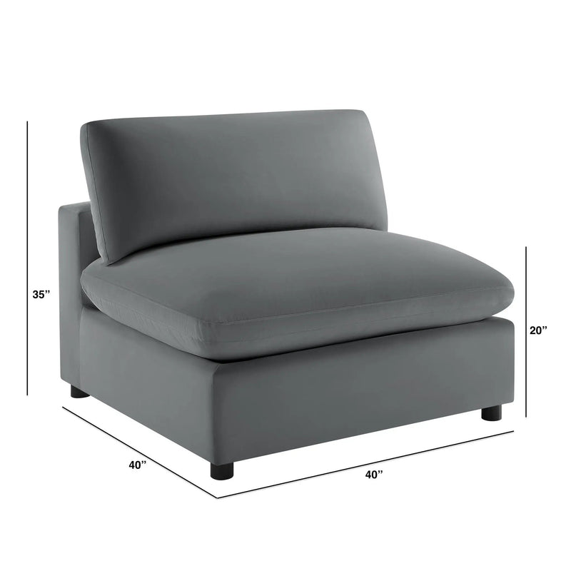 Caylie - Armless Slipper Chair by HouseOfZazla