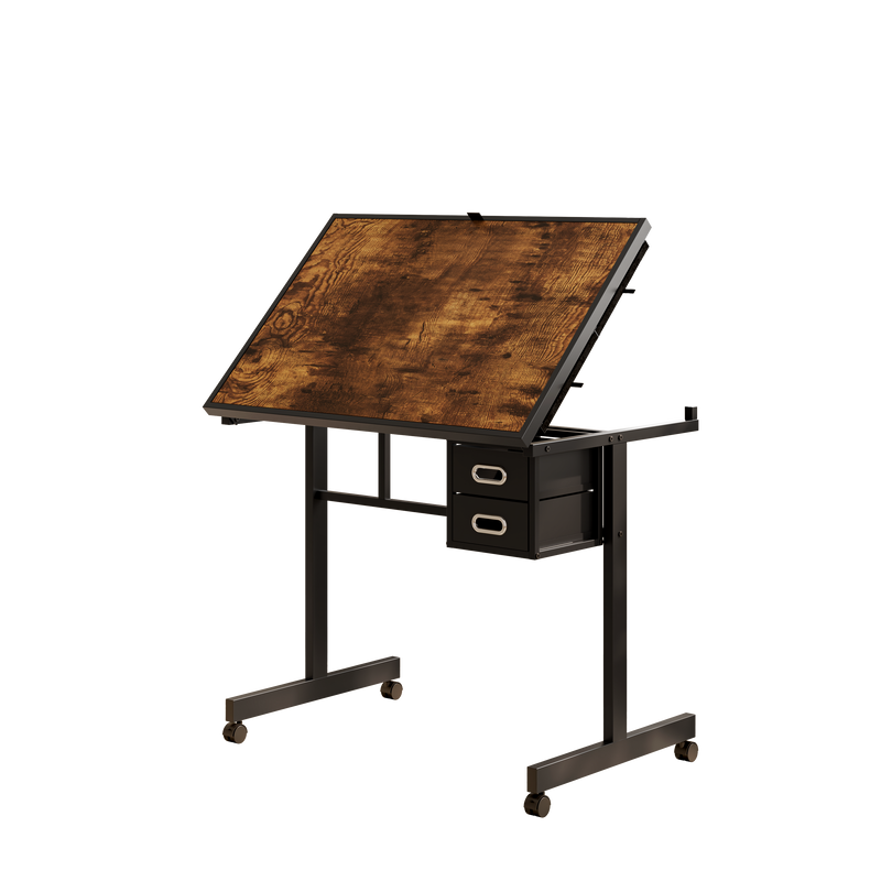 1000 Pieces Jigsaw Puzzle Metal Table with 4 Trays and 2 Drawers by HouseOfZazla