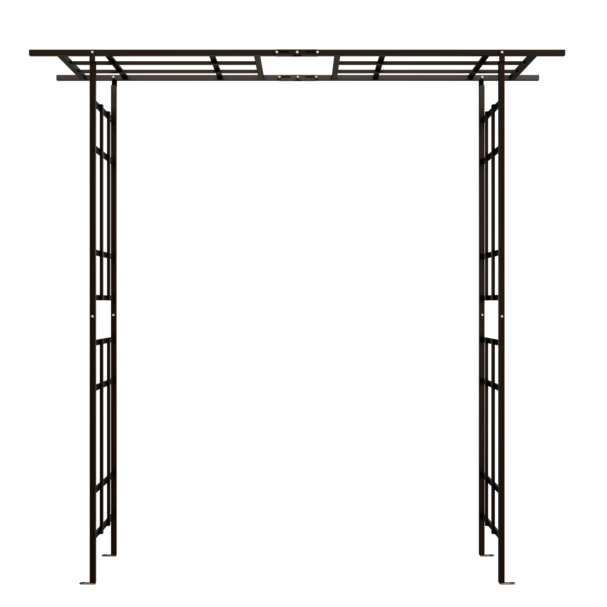 Metal Garden Arch with Adjustable Width for Climbing Plants by HouseOfZazla