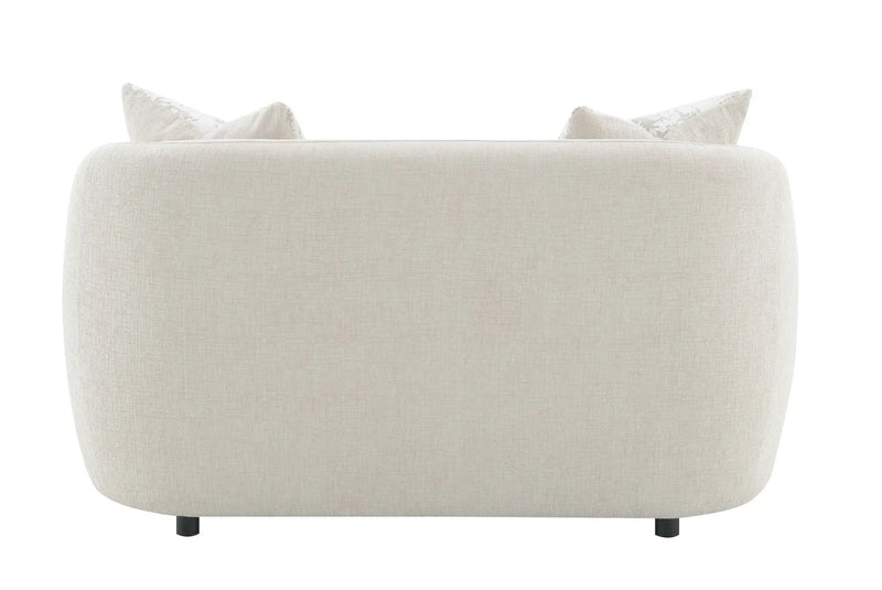 Etienne - Loveseat With 3 Pillows - Beige by HouseOfZazla
