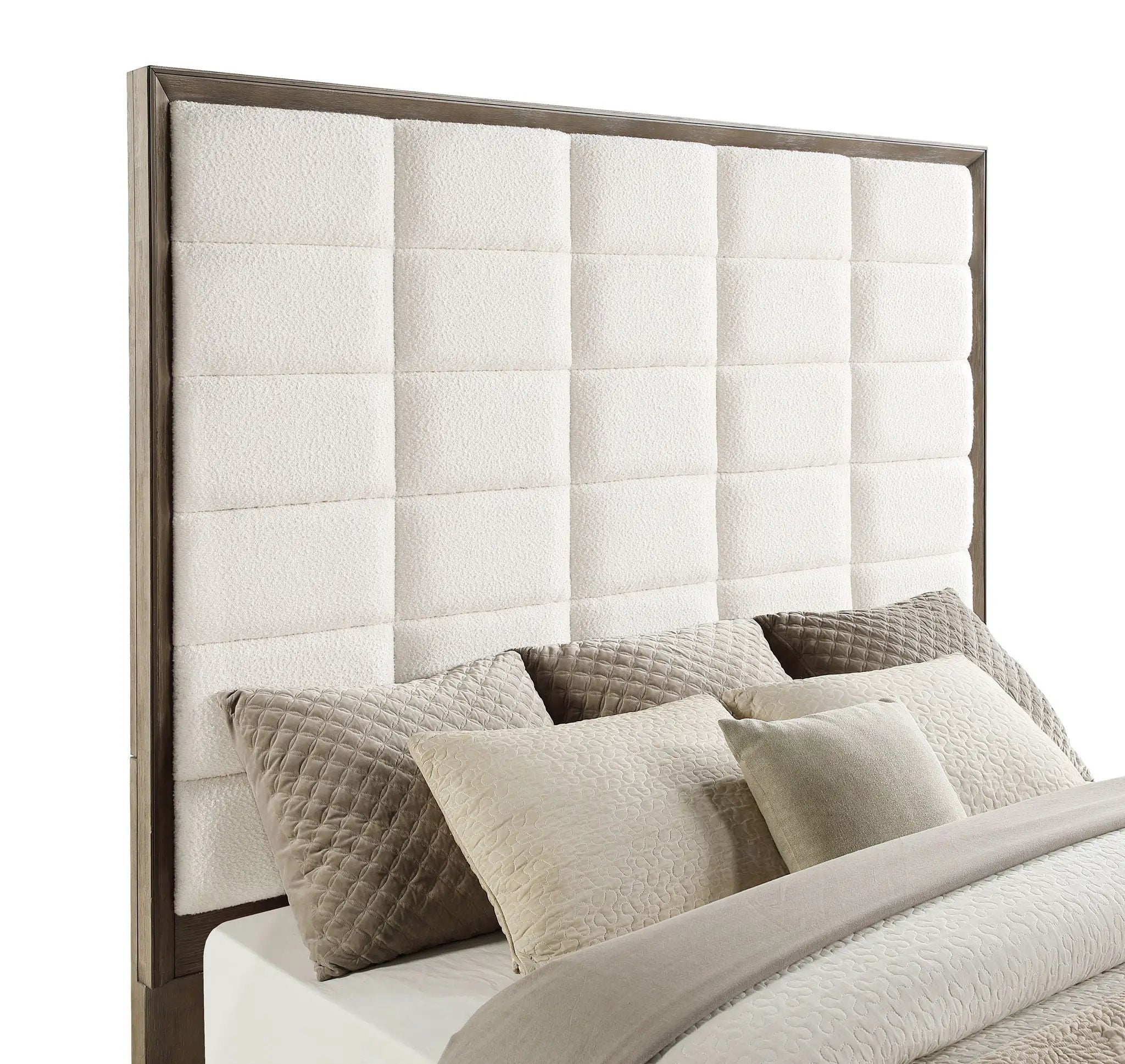 Durango 80-inch Eastern King Panel Bed Taupe Oak by Unique Piece Furniture