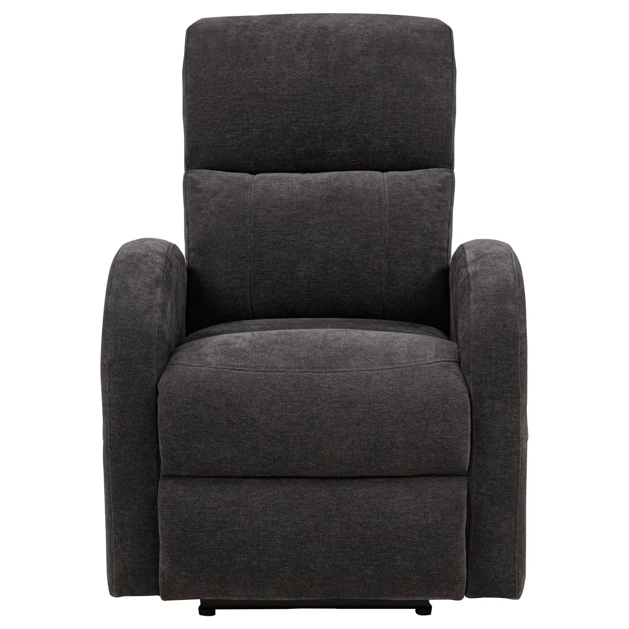 Grant Fabric Upholstered Power Recliner Chair Charcoal Grey by Unique Piece Furniture