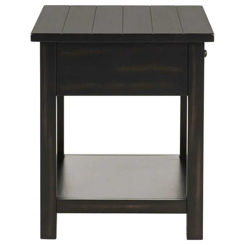 Payne 3-piece Coffee and 1-drawer End Table Set Java by Unique Piece Furniture