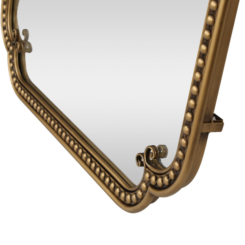 Full Length Mirror With Stand, Floor Standing Dressing For Bedroom - Antique Gold by HouseOfZazla