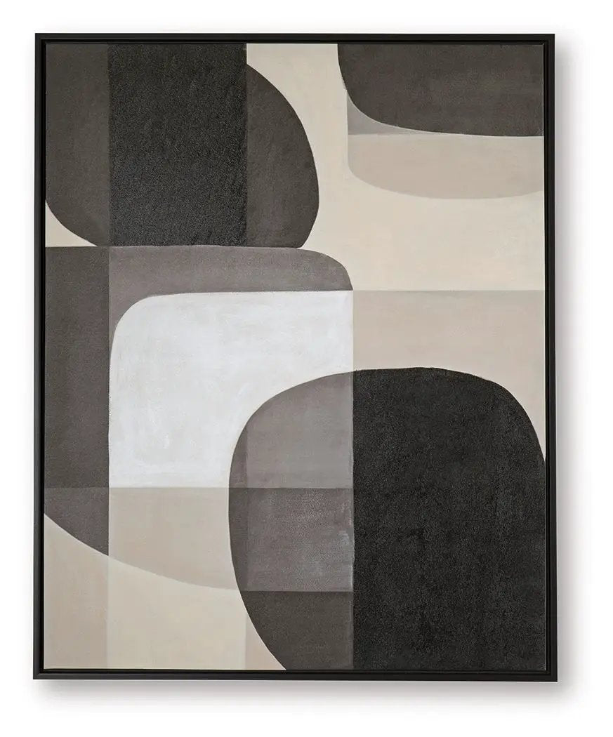 Kesleigh - Wall Art - Black / White by Unique Piece Furniture