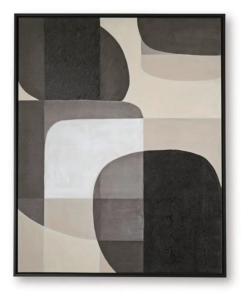 Kesleigh - Wall Art - Black / White by Unique Piece Furniture