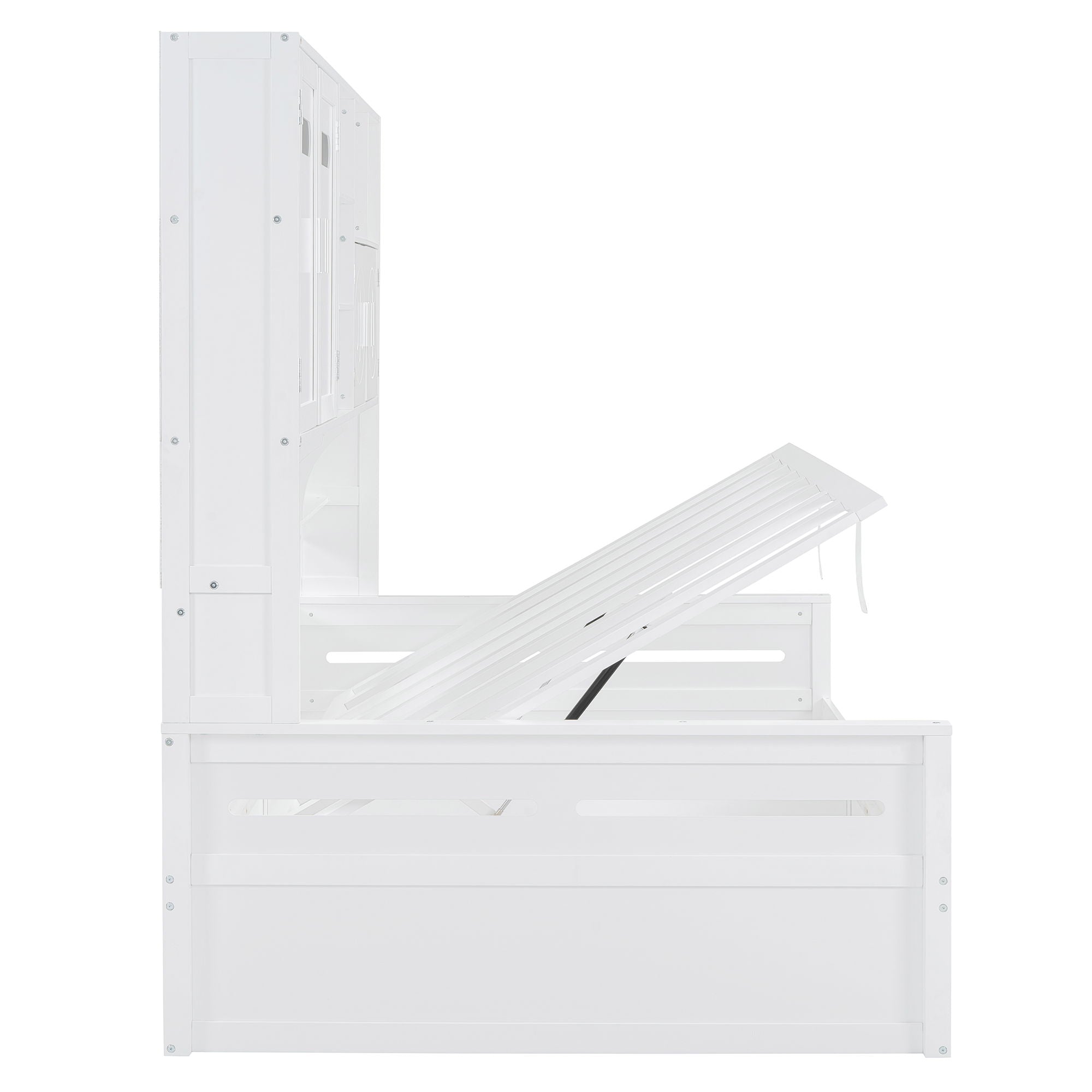 Daybed With All-In-One Cabinet And Shelf by HouseOfZazla
