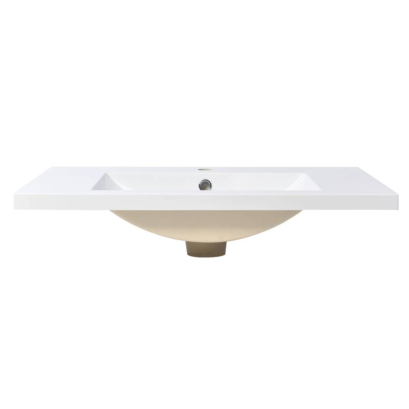 Bathroom Vanity Set With Sink, Combo Cabinet, Bathroom Storage Cabinet, Solid Wood Frame by HouseOfZazla