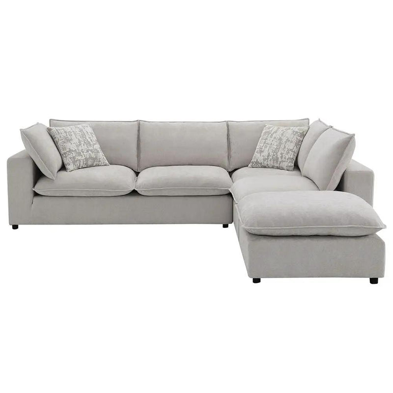 Marisa - Modular Ottoman - Beige Boucle by Unique Piece Furniture