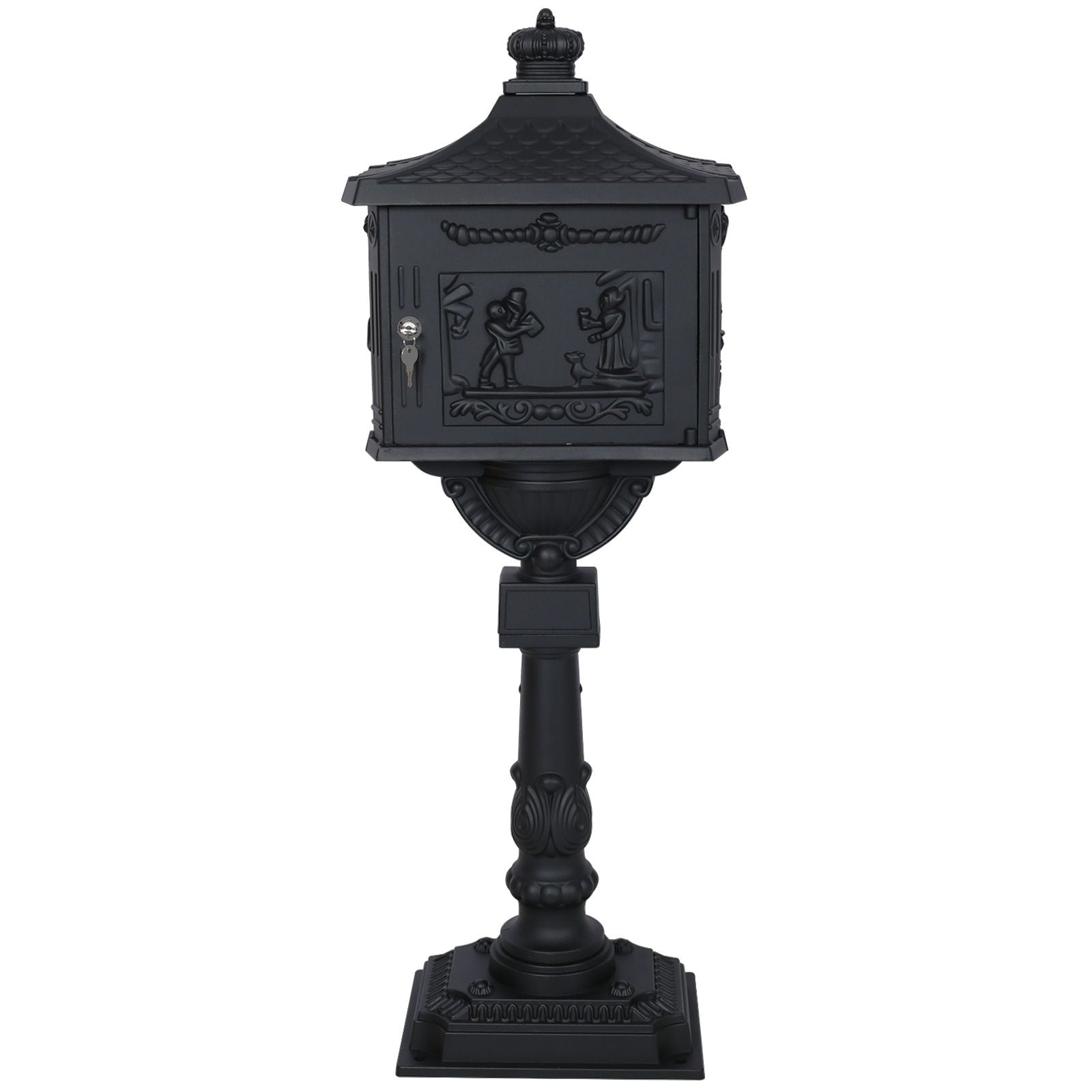 Cast Aluminum Mail Box, Postal Box, Mailbox by HouseOfZazla