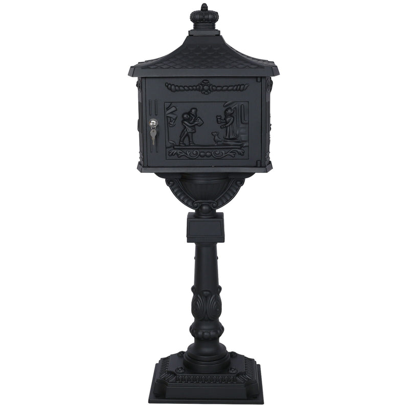 Cast Aluminum Mail Box, Postal Box, Mailbox by HouseOfZazla