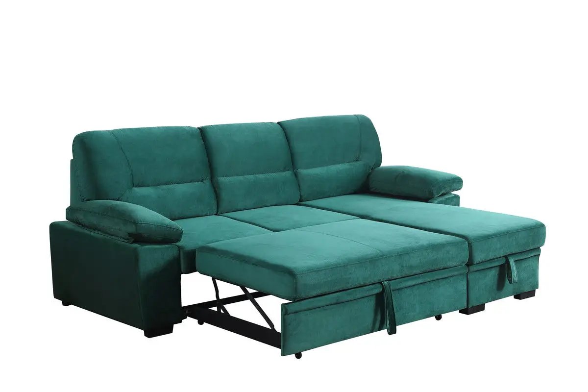 Kipling - Reversible Sleeper Sectional Sofa Chaise by Unique Piece Furniture
