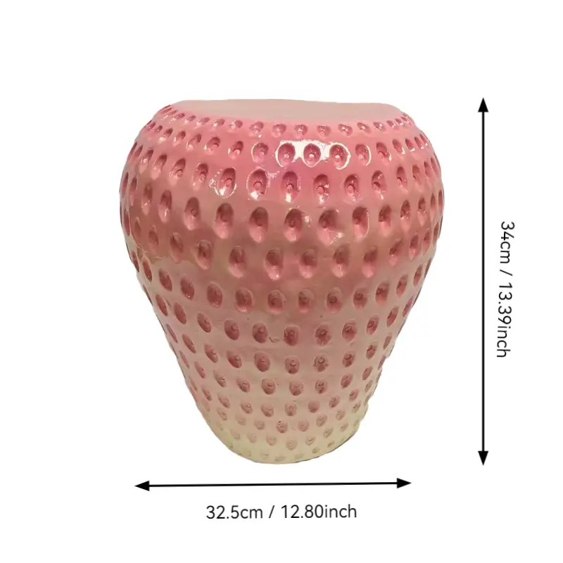 Strawberry Fruit Stool by HouseOfZazla