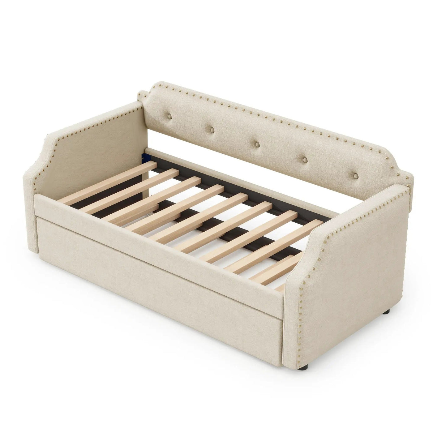 Upholstered Daybed With Trundle by HouseOfZazla