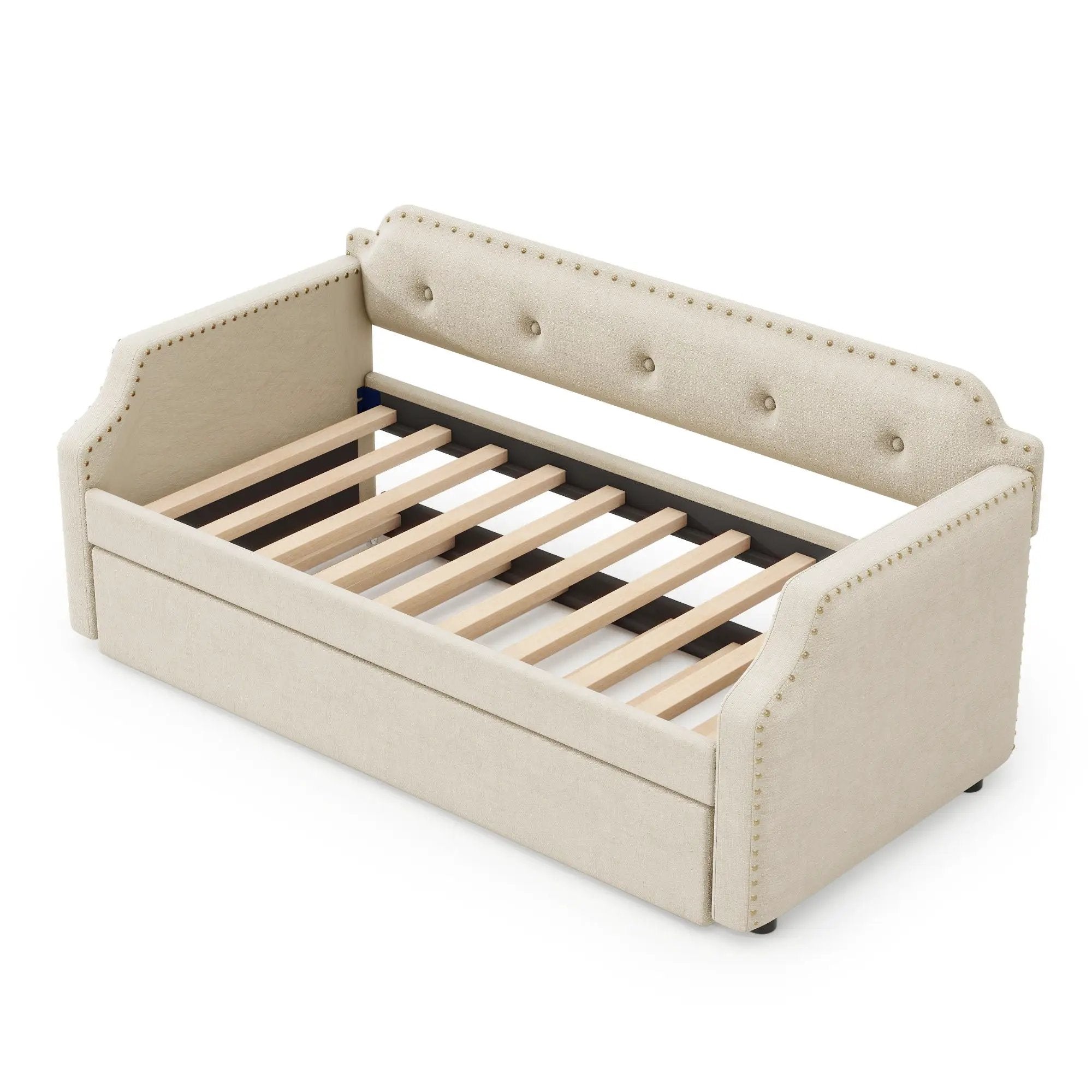 Upholstered Daybed With Trundle by HouseOfZazla