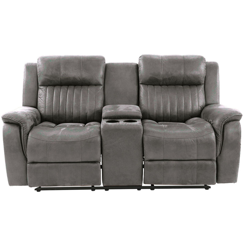 Contemporary Living Room Set, Horizontal And Vertical Tufting by HouseOfZazla