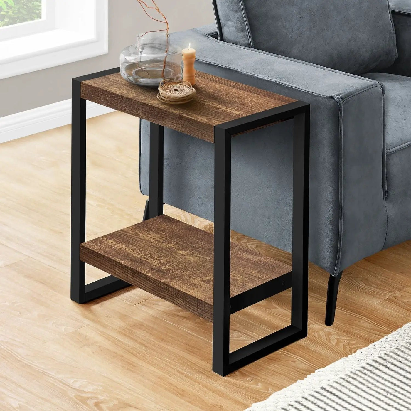 Accent Table, Side Industrial Flexible Placement by Unique Piece Furniture