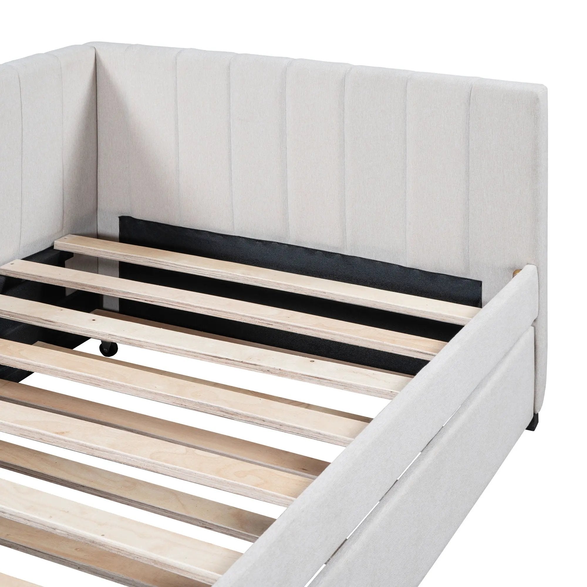Upholstered Daybed, Sofa Bed Frame, No Box Spring Needed by HouseOfZazla