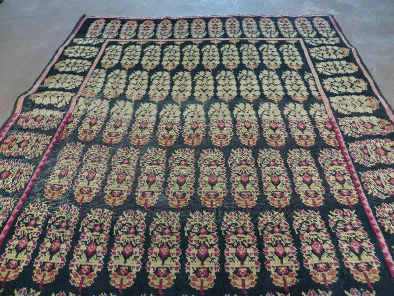 4' X 9' Antique Karabagh Caucasian Rug Handmade Wool Carpet Organic Dyes Nice by Jewel Rugs