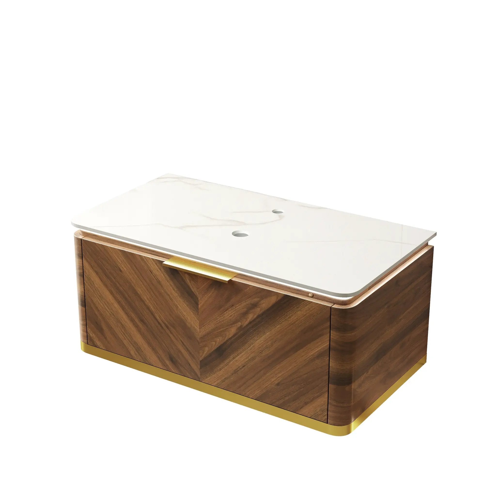 DIPA 36" Wall-Mounted Carrara Bathroom Vanity by HouseOfZazla