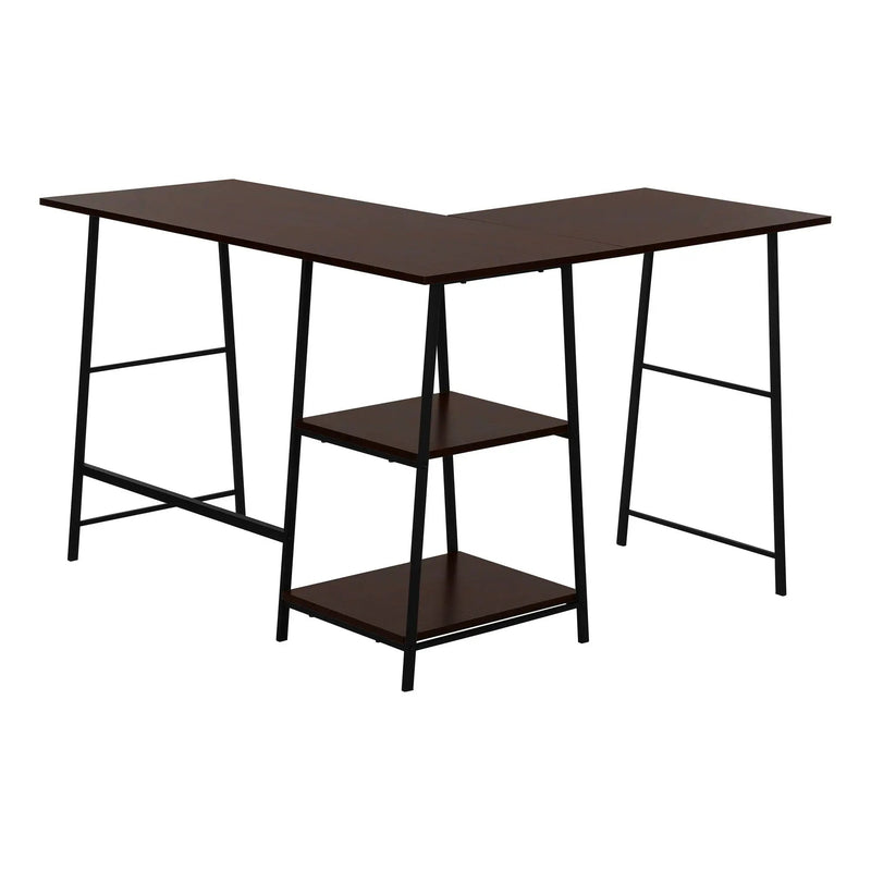 Computer Desk, Home Office, Corner, Storage Shelves, L Shape, Work, Laptop, Contemporary, Modern by Unique Piece Furniture