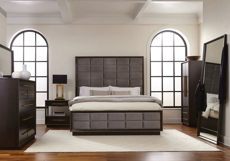 Durango 5-piece Queen Bedroom Set Smoked Peppercorn by Unique Piece Furniture