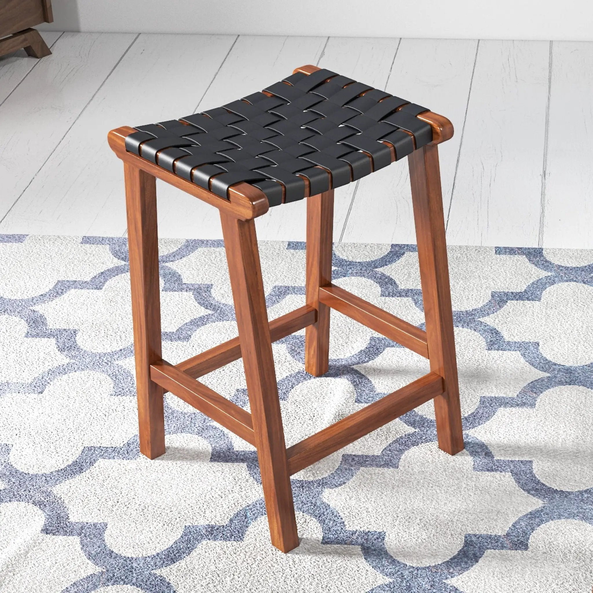 James - Modern Genuine Bar Stool by Unique Piece Furniture