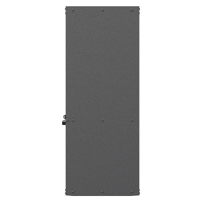 Metal Wall Mounted Tool Storage Cabinet With Locking Door, 1 Shelf & 1 Drawer by HouseOfZazla
