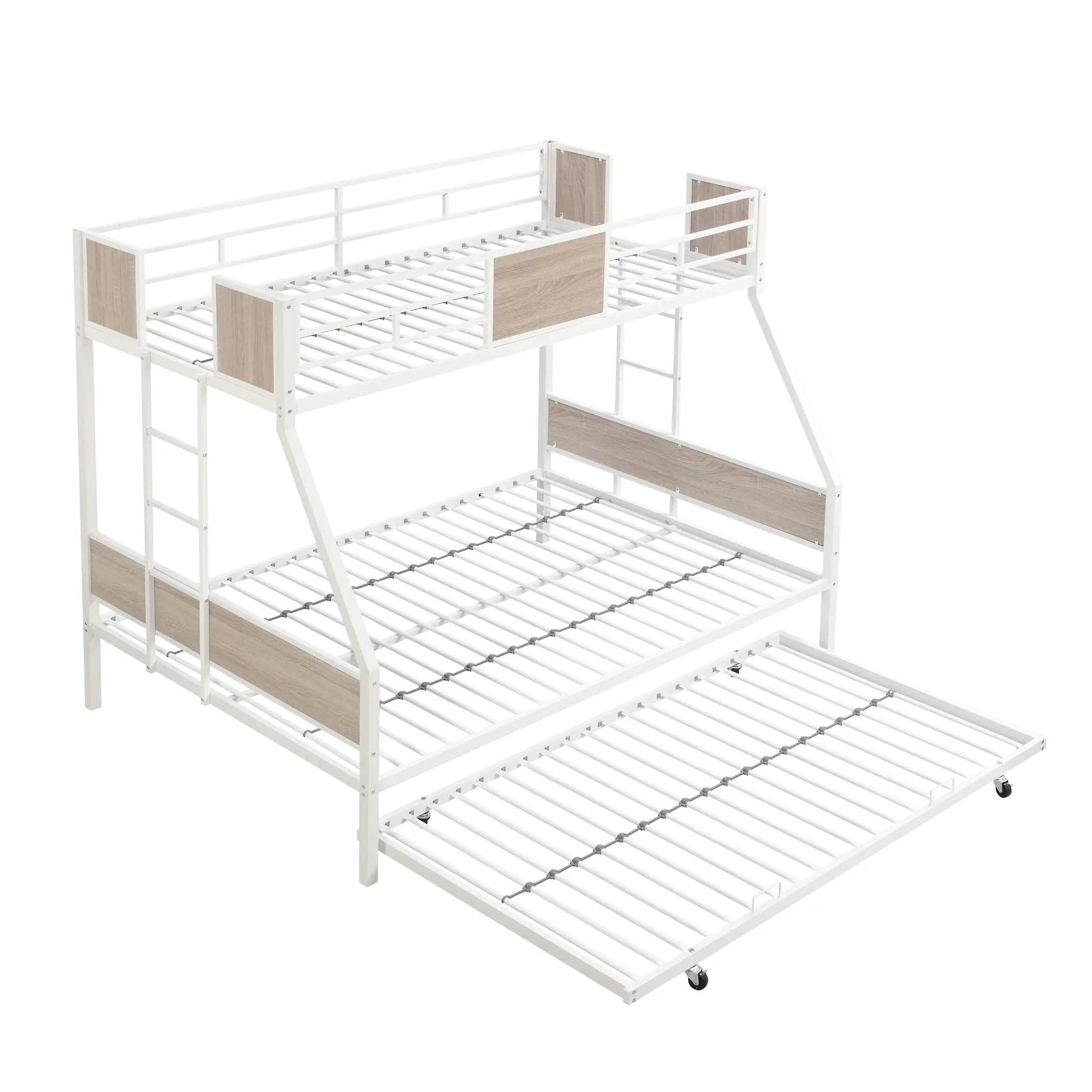 Modern Metal Bunk Bed With Dual Side Ladder And Metal Desig by Unique Piece Furniture