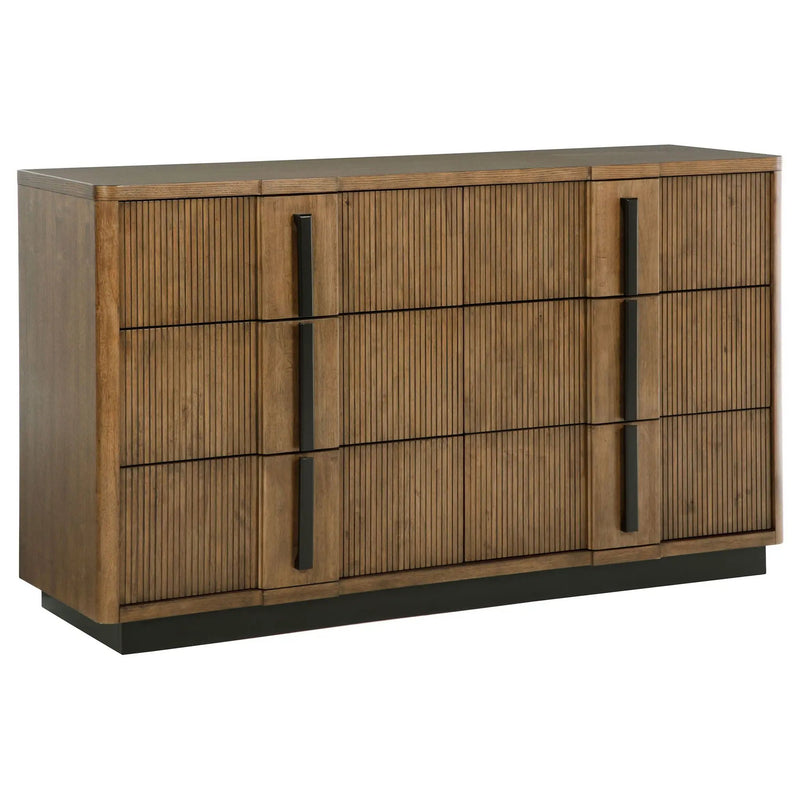 Terrace 5-piece California King Panel Bedroom Set Ash Brown by Unique Piece Furniture