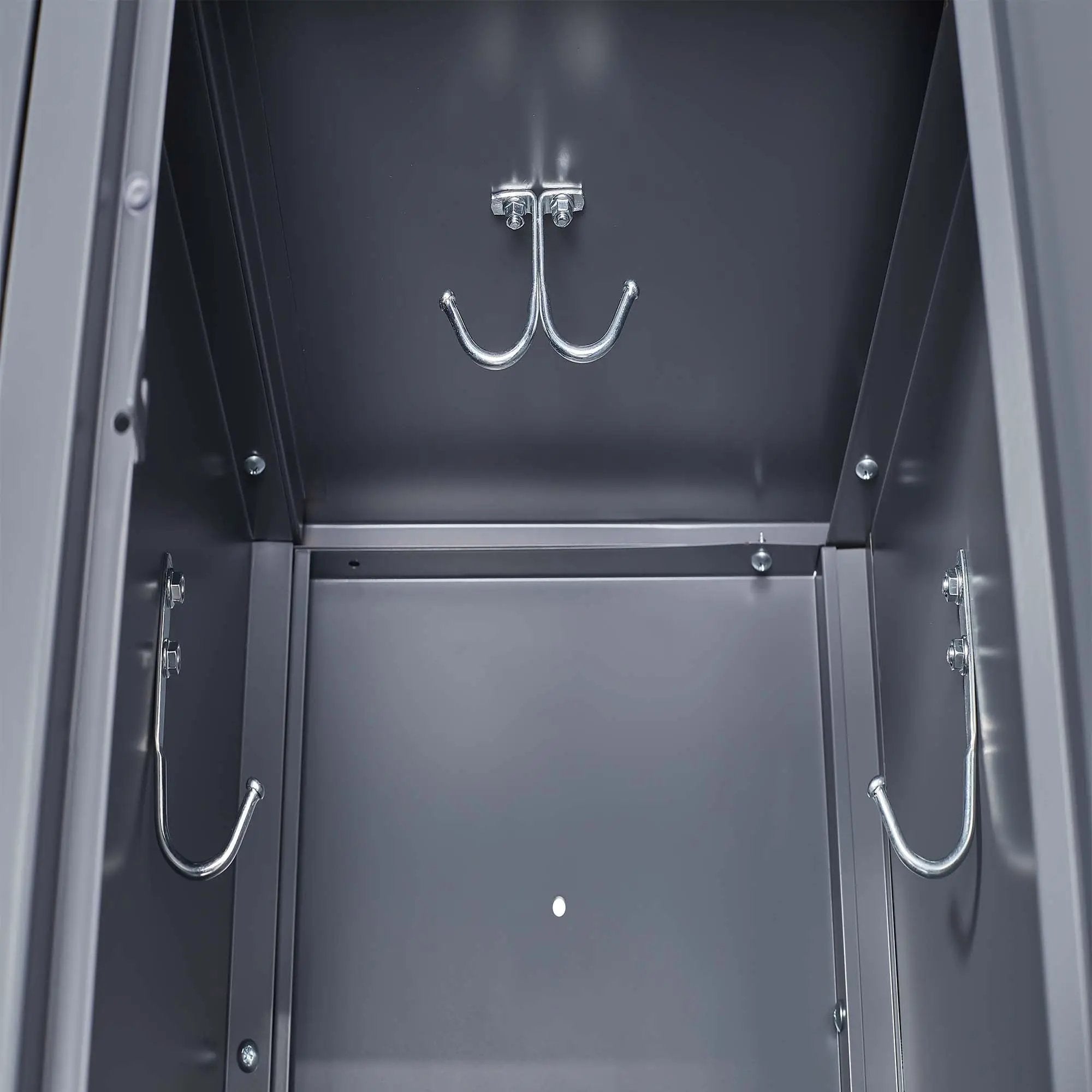 3 Door Lockers With Lock For Home, Gym, Office, School, And Garage - Gray by HouseOfZazla
