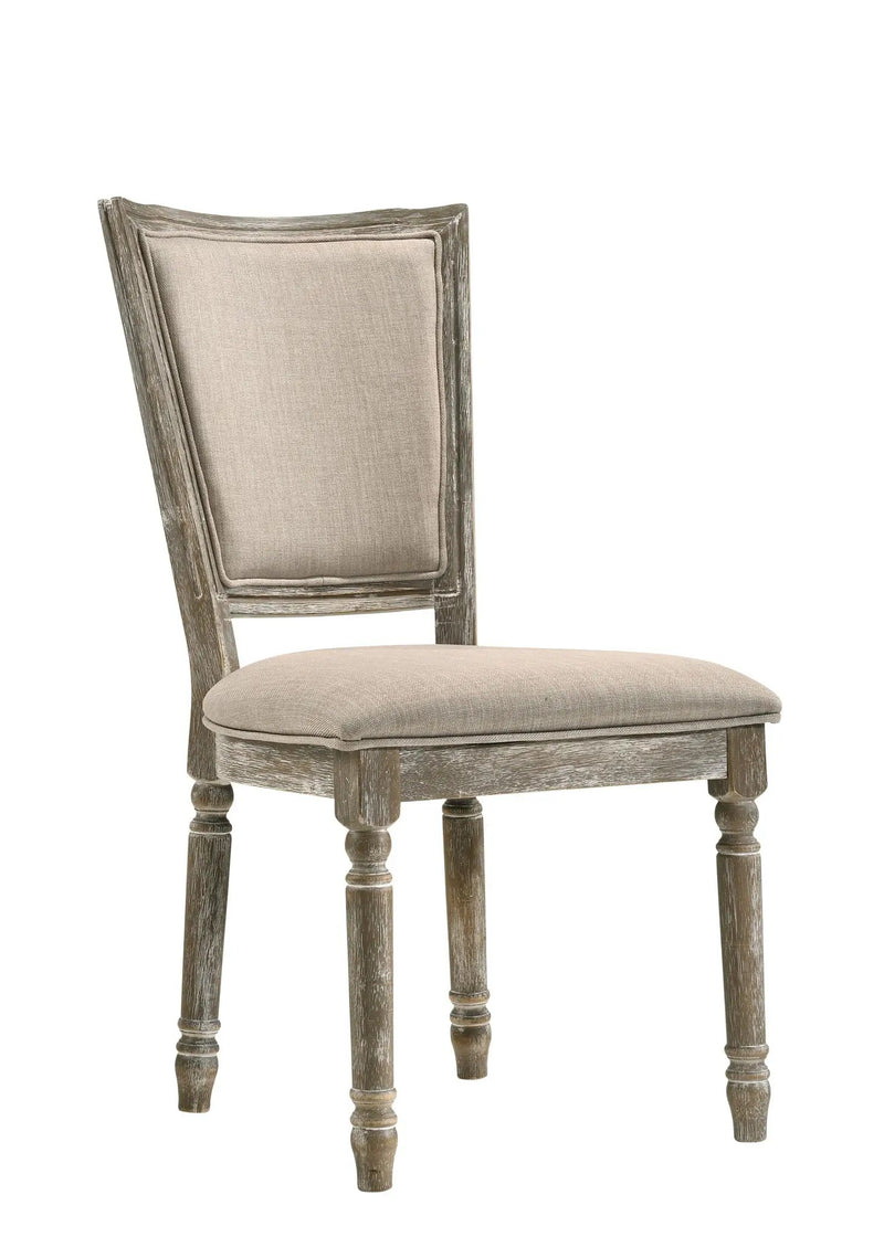 Gabrian - Two Tone, Reclaimed Side Chair (Set of 2) - Beige / Gray by Unique Piece Furniture