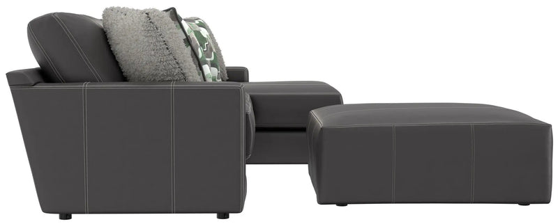 Minori - Italian Leather Sofa / Chaise And Cocktail Ottoman by Unique Piece Furniture