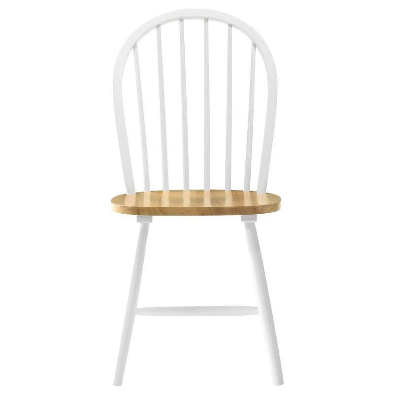 Allison 5-piece Round Drop Leaf Dining Table Set White by Unique Piece Furniture
