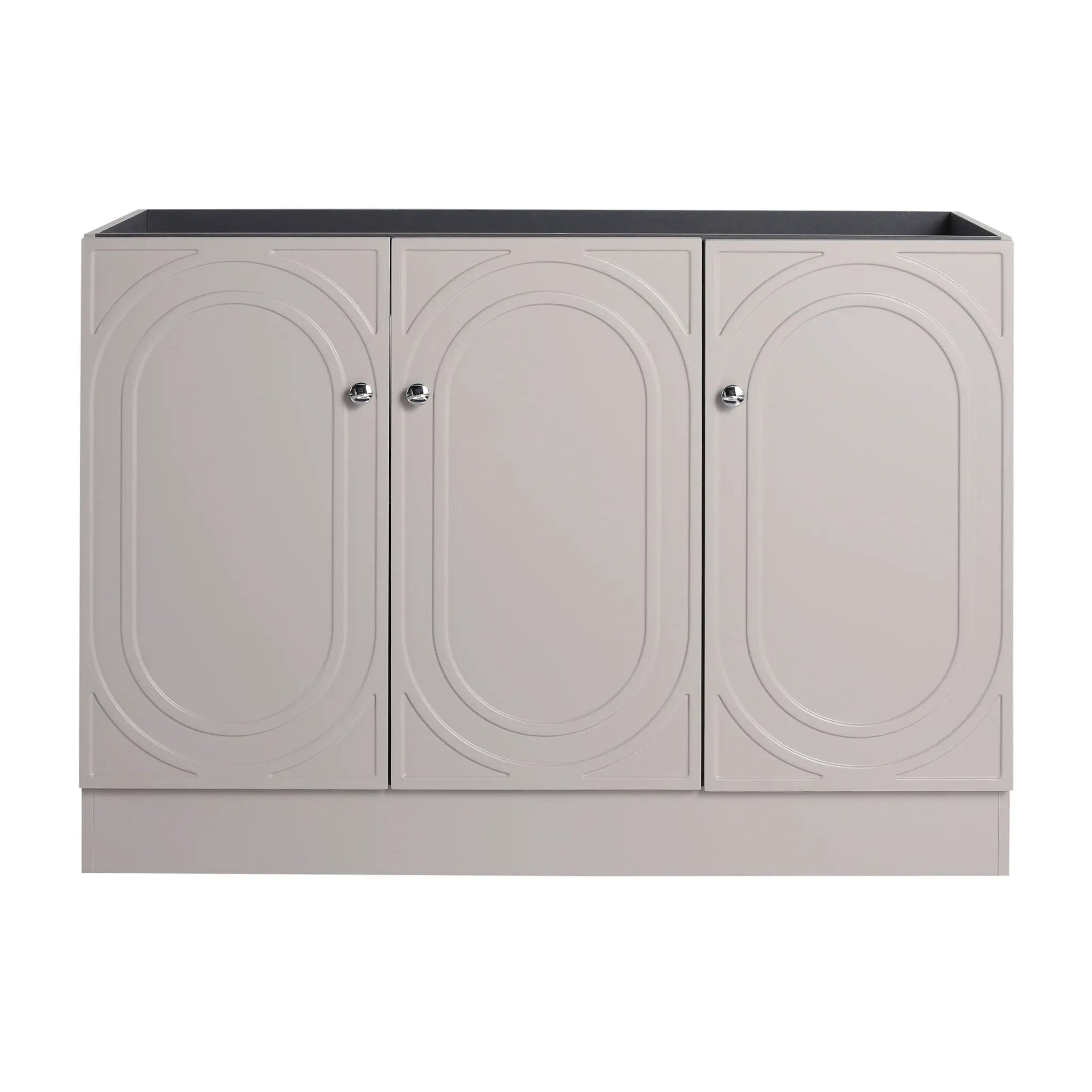Modern Freestanding Bathroom Vanity With Soft Close Cabinet Doors by HouseOfZazla
