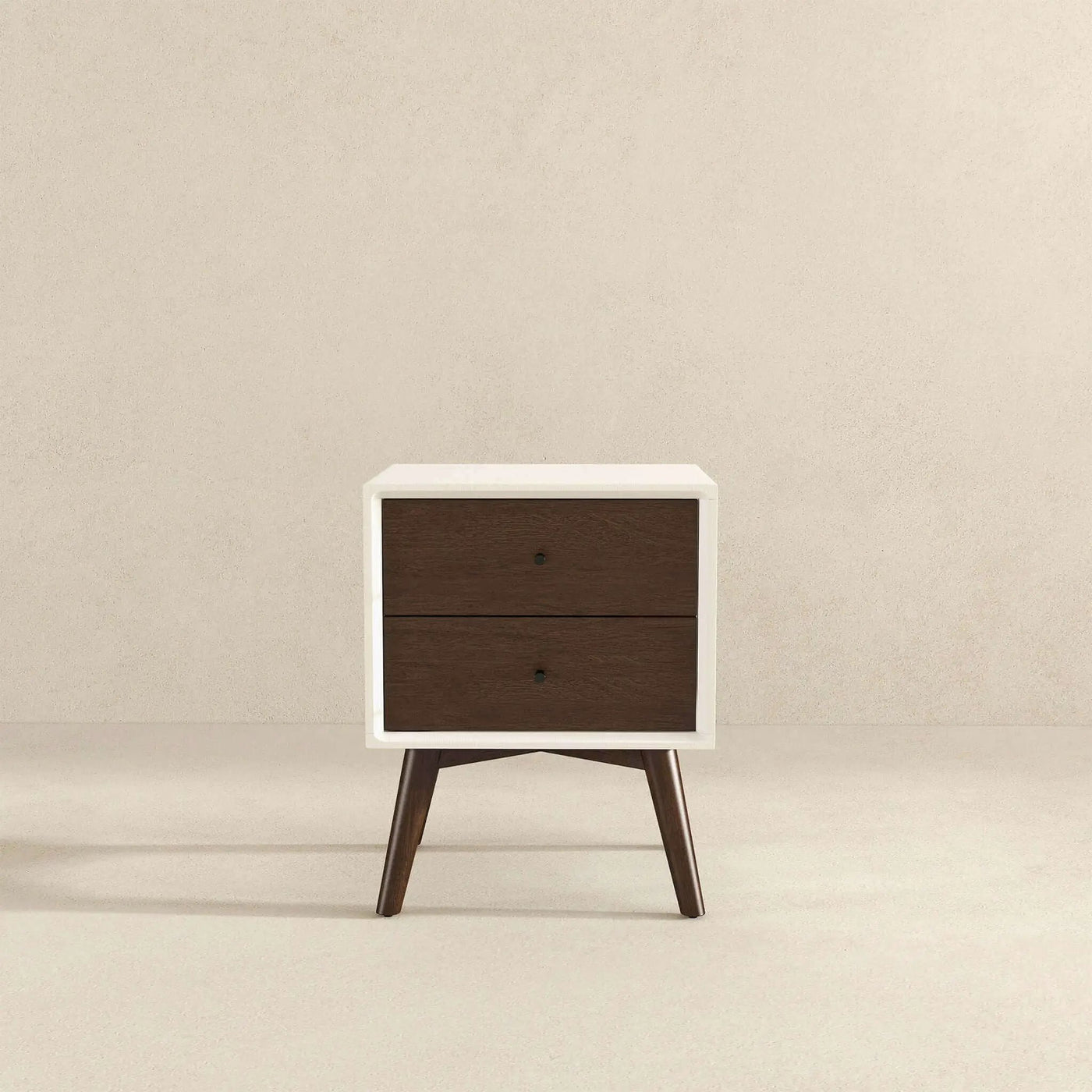 Caroline - Mid-Century Modern Style Night Stand 2 Drawer by Unique Piece Furniture